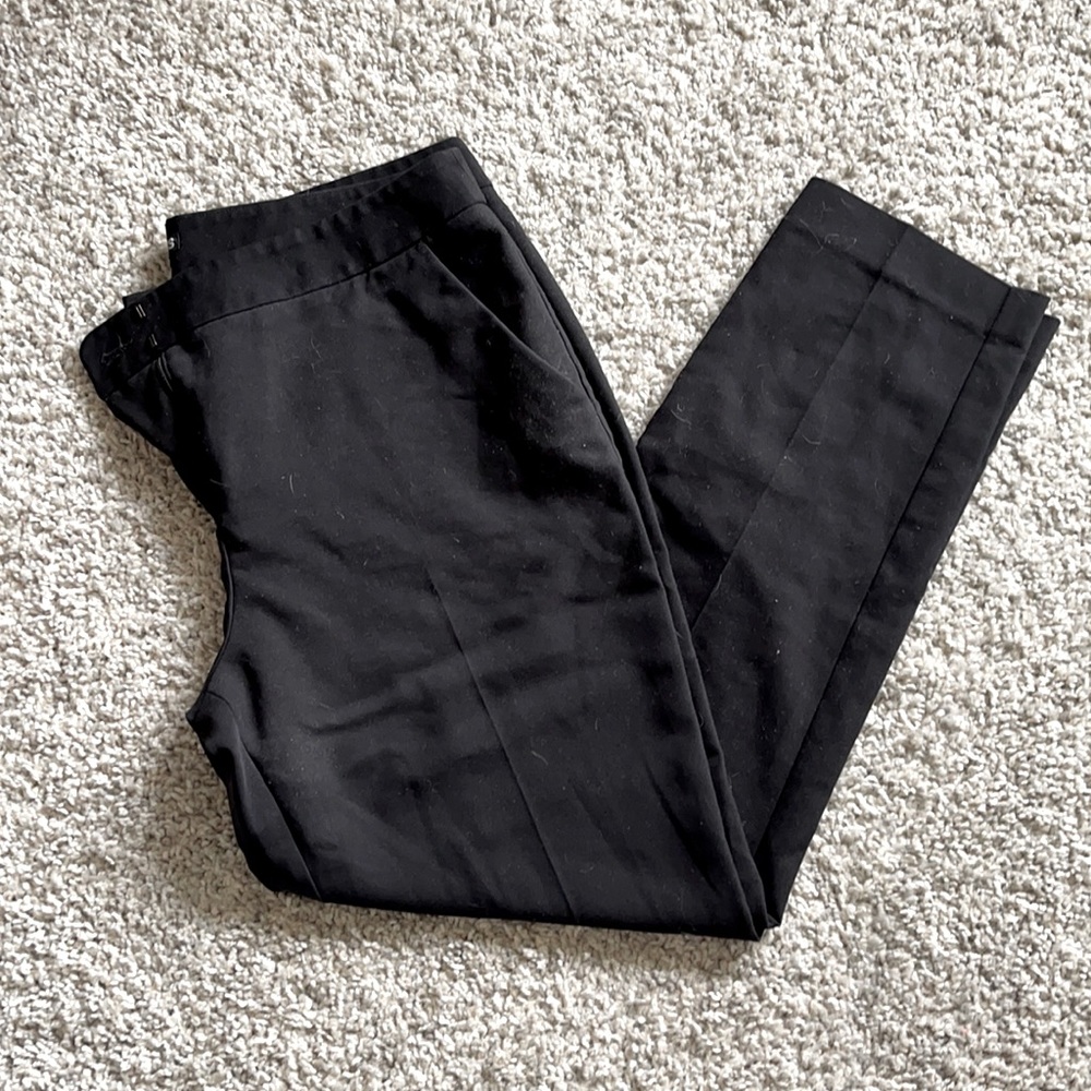 Black Express slacks “Columnist” straight leg.